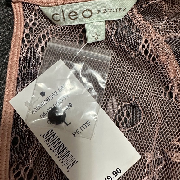 Cleo Lace Short Sleeved Top in Size Large - Picture 2 of 2